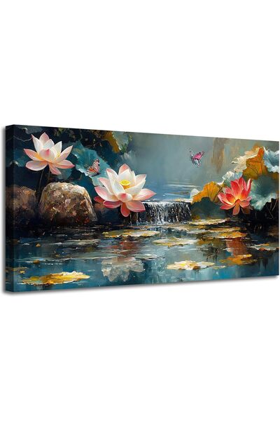 ALAYRA International لوحة فنية قماشية بتصميم بسيط على الطراز القديم، مقاس 60 ...