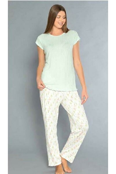 BAŞAKSU COLLECİTON Başaksu Cotton Pajama Set 2344