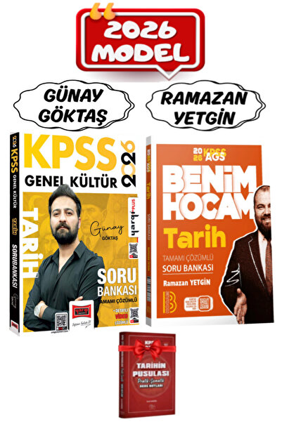 Yargı Yayınları Benim Hocam Yayınları 2026 KPSS-AGS Ramazan Yetgin Tarih Soru...