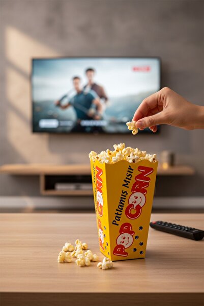 NadirAmbalaj Popcorn Kutusu Küçük Boy 25 Adet