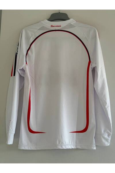 SPECİAL ARENA MILAN 2006/07 ŞAMPİYONLAR LİGİ İSİMSİZ UZUN KOL BEYAZ YETİŞKİN FORMASI