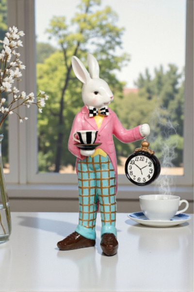 Harmoni Art Dekoratif Alice Tavşan Biblo