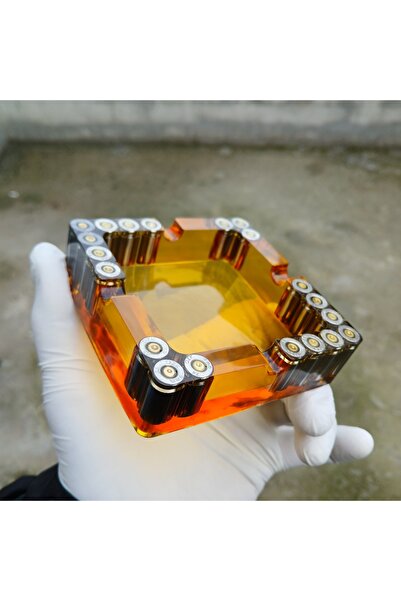 VALOR CO Valo 9mm Rogue – Mermi Detaylı Premium Küllük(AMBER)