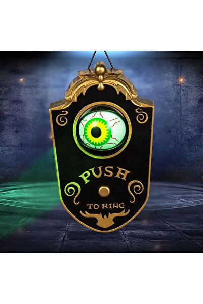 CeymSTecH Cadılar Bayramı Tek Gözlu Korku Kahkaha Ses Efekt Halloween Dekor S...