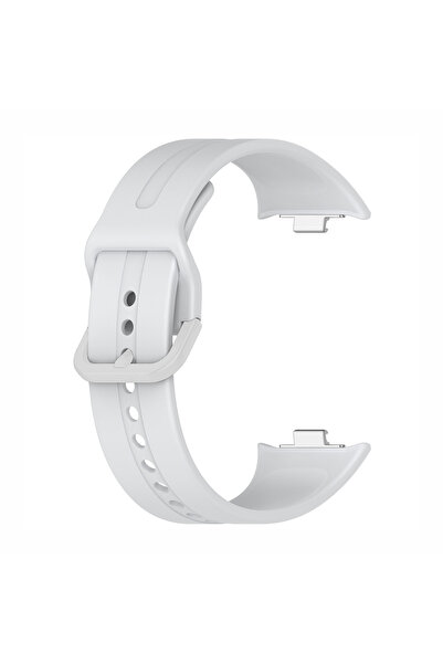Dexmon Xiaomi Redmi Watch 4 5 6 / Xiaomi Smart Band 9 Pro 8 Pro Compatible Buckle Line Pattern Silicone Strap