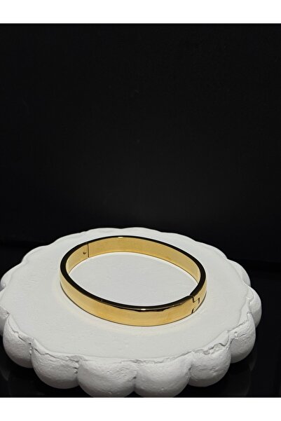 XUPING JEWELRY 18K unisex aynalı kelepçeli Çelik bileklik paslanmaz kararmaz