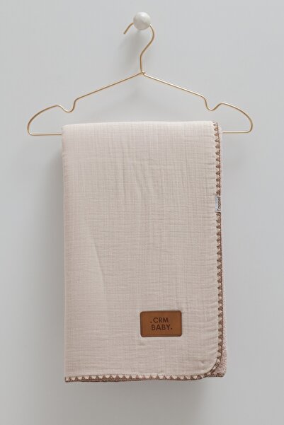 Caramell Welsoft Cotton Baby Blanket 85X90 cm