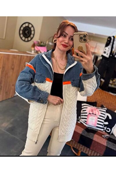 İmaj Jean Detaylı Tasarım Hırka