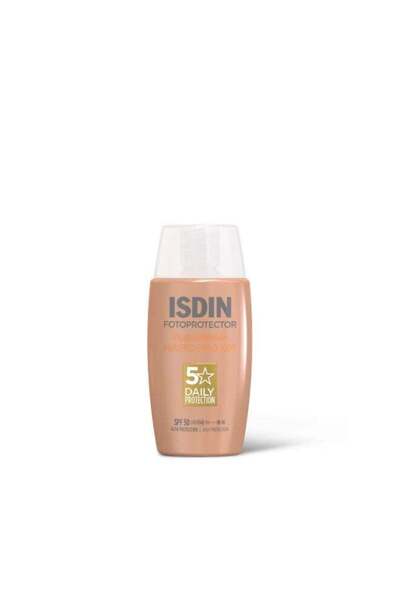 ISDINCEUTICS ISDIN Fotoprotector Fusion Water Magic Medium SPF 50 | Natural Tint Sunscreen | Hydrating & Light Te