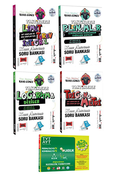 Yargı Yayınları İlyas Güneş 2026 Taktiklerle Limit Türev İntegral+Polinomlar+...
