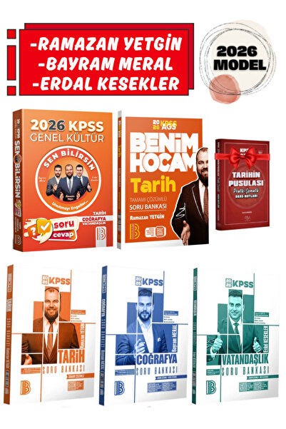 CBA Akademi Benim Hocam Yayın 2026 KPSS Sen Bilirsin Tarih-Coğrafya-Vatandaşl...