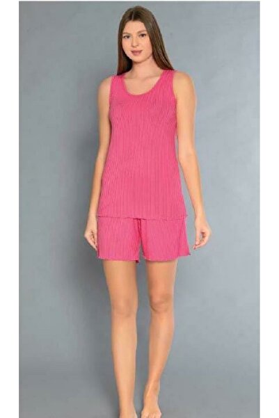 BAŞAKSU COLLECİTON Başaksu Cotton Shorts Pajama Set 2346