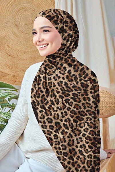 İpekal Soft Natural Cotton Shawl-70 X 190 -06098 Bitter Brown