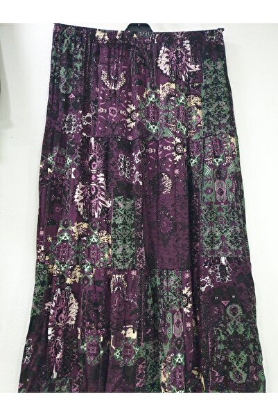 sercan konfeksiyon KADIN VİSKON ETEK KATLI