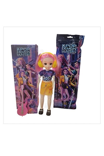 First Choice model nou Papusa MIRA ORIGINALA K-Pop Demon Hunters cântătoare SI lumina 34 cm Articulații Mobile