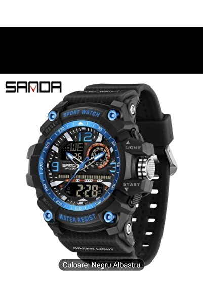 OEM Ceas sport pentru bărbați , ecran LED, funcție de dată și capacitate de temporizare,alarma