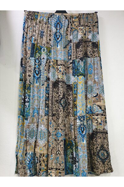 sercan konfeksiyon KADIN VİSKON ETEK KATLI