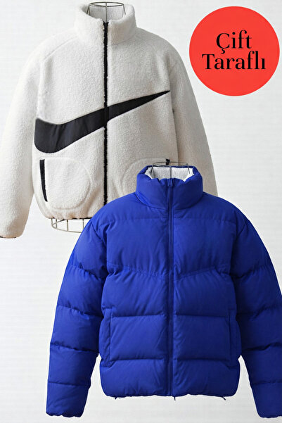 legends butik Унісекс двосторонній оверсайз пуховик з двома кишенями