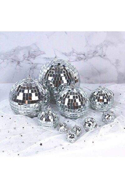 Mado Gallery Mirror Disco Ball – Reflective Glass Party Decoration, Hanging Loop, Sparkling Effect, 6 cm