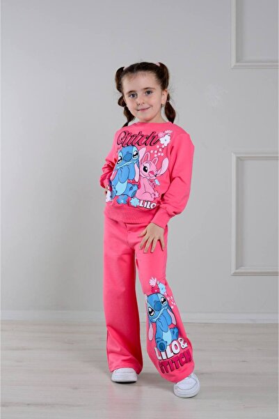 Yağmur Giyim PJK2İ Ширококрачолен комплект с шевове и мотиви, 2 части, 100% п...