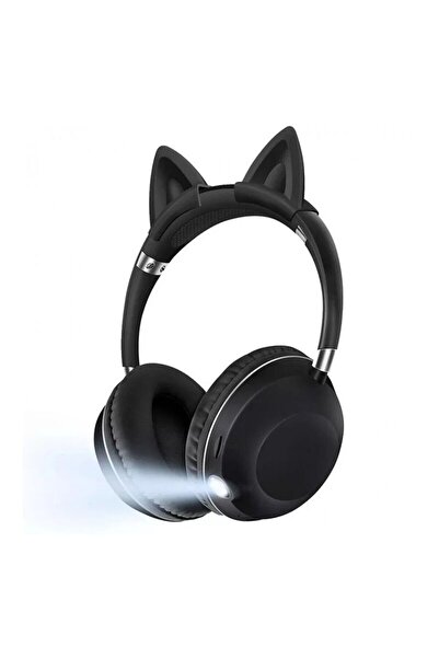 UNİBOX Casti Wireless, Bluetooth 5.1, Microfon, Urechi de Pisica, LED RGB, Sunet Stereo