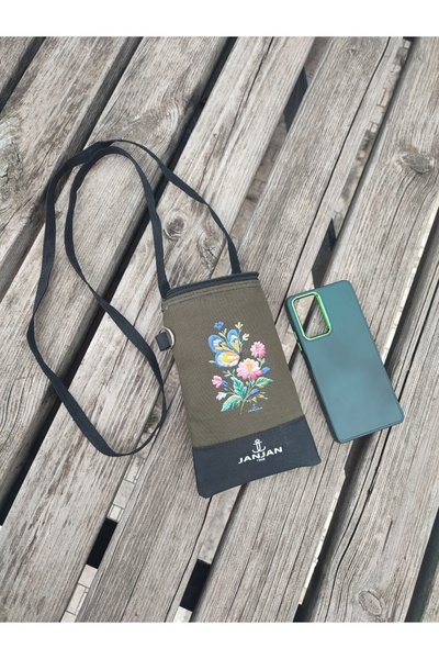 JANJAN Geantă pentru telefon cu curea, portofel cu curea, geantă pentru telef...