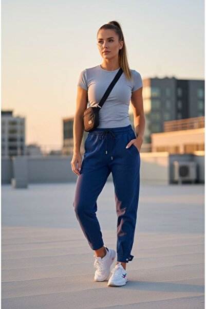 İmaj 2 İplik Çift Cepli Bilekten Çıt Çıtlı Eşofman Altı