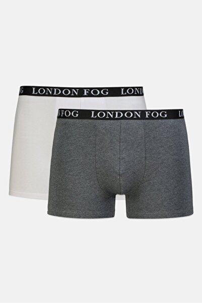 London Fog Men 2 Pieces Brand Logo Boxers, Multicolor