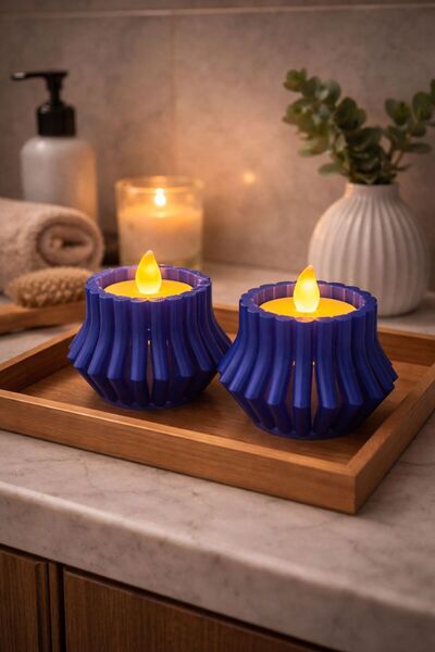 Miolette Vesta Minimalist Tasarım Dekoratif Mumluk