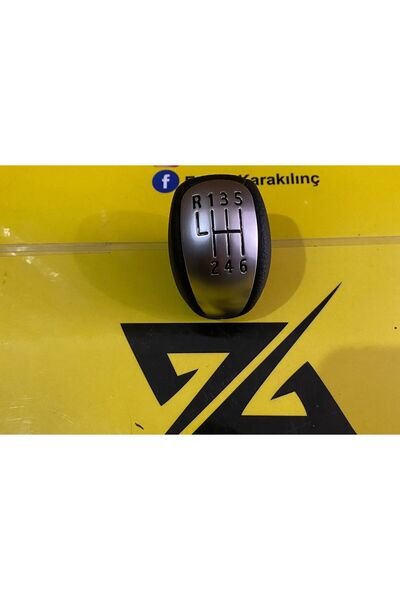 MAİS Laguna 3 latitude vites topuzu siyah deri 6 ileri