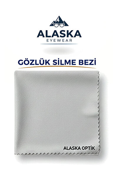 AlaskaEyewear Mikrofiber Gözlük Temizleme Bezi Yumuşak PREMİUM KALİTE