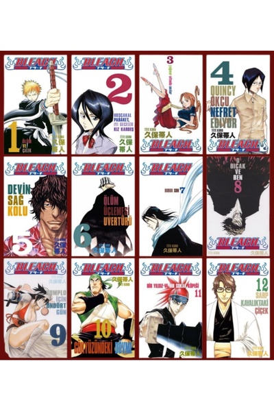 Gerekli Şeyler Yayıncılık Bleach 1-12. Ciltler ( Şömizli ) Manga Seti