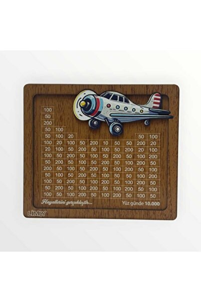 Mia Belt Kumbara Hedef 10000 Uçak figürlü