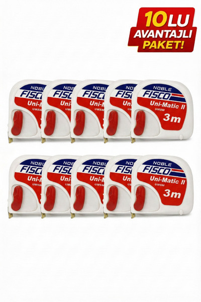 yuenze 3M Şerit Metre Avantajlı Paket (10’lu)