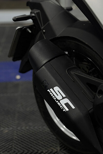 Banxtre ملصق مشروع إس سي للدراجات النارية والعادم (قطعة واحدة) (ملصق)