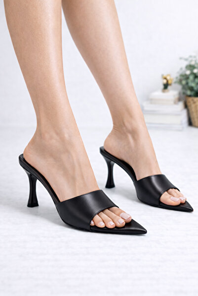 Firibu شباشب نسائية بكعب عالٍ، شباشب للعروس، هدية زواج، تصميم أنيق بمقدمة مدببة