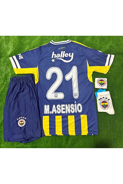 SPECİAL ARENA 5 YILDIZLI FENER/B.A.H.Ç.E 2026 İÇ SAHA PARÇALI MARKO ASENSİO 21 ÇOCUK FORMASI 4 LÜ SET