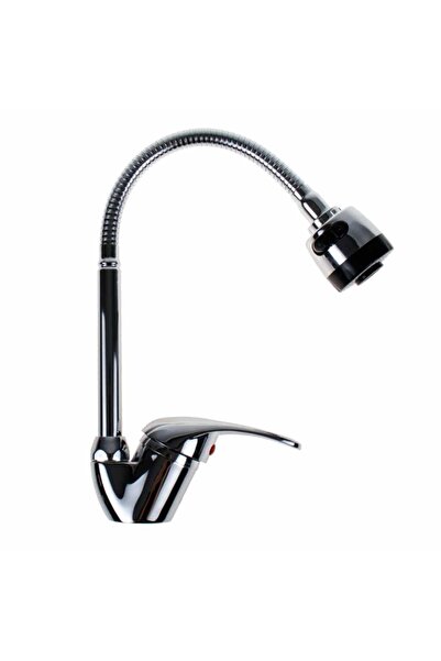 Tessari Kitchen Faucet with Flexible Hose and Shower, Single Handle