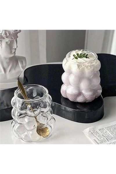 AyrStore ®   2 Pieces Bead-Shaped Three-Dimensional Cold Coffee Cup Grape Cup...