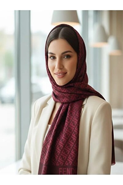 awix Double-Sided F Pattern Silky Shawl