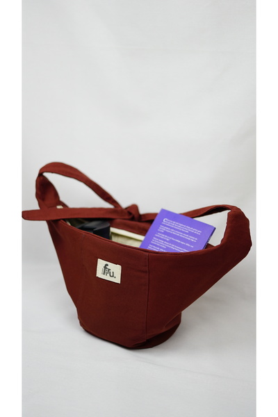 Studio Firu Kruvasan Model Kanvas Ayarlanabilir Askılı Fermuarlı Omuz Çantası...