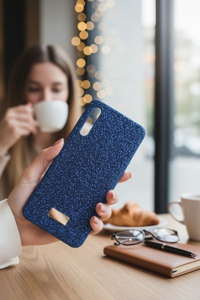 batuteknoloji Samsung Galaxy A50 Kırçıllı Taşlı Venüe BTU Silikon Kapak