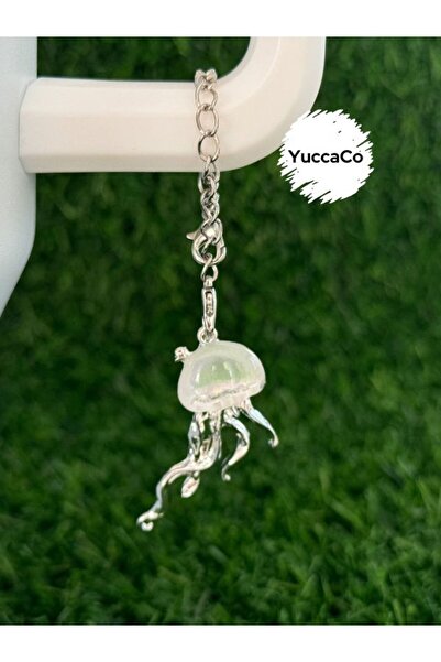 YuccaCo Accessorize Your Life Jellyfish Thermos Chain Thermos Ornament/Jellyfish Thermos Charm/Figure Bag Charm