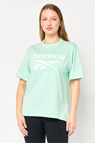 Reebok Women Sportswear Fit Short Sleeve Training T-Shirt, Light Green