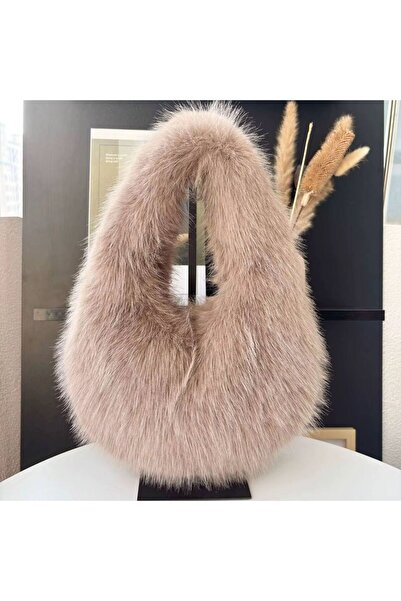 ANBLYs COLLECTION Plush Fur Women's Bag