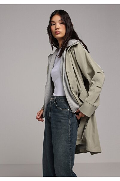 Colin's Γυναικείο πράσινο αδιάβροχο κανονικής εφαρμογής