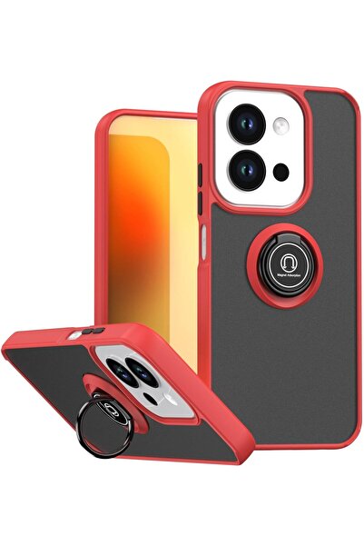 Rivor غطاء متوافق مع هاتف شاومي ريدمي 15C مع حامل وحماية للكاميرا وحواف ملونة...