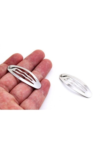 Hobimos 50 Adet 5 cm 1. Sınıf Yerli Üretim Yüksek Kalite Nikel Kaplama Çıt Çı...