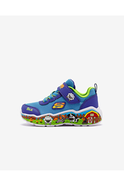 SKECHERS PLAY SCENE Küçük Erkek Çocuk Mavi Spor Ayakkabı 407312N BLMT