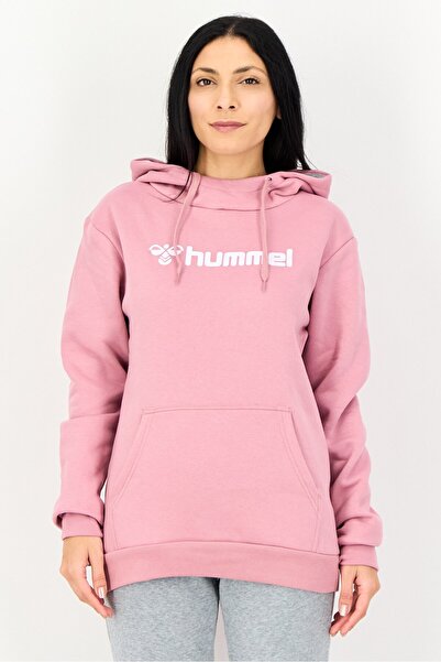 hummel Women Sportswear Fit Long Sleeve Outdoor Sweatshirt, Mauve